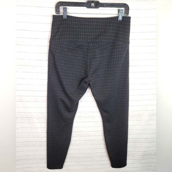 LYSSE FLOWER PIN DOT PRINT SKINNY LEGGINGS, SZ LARGE - Picture 7 of 7